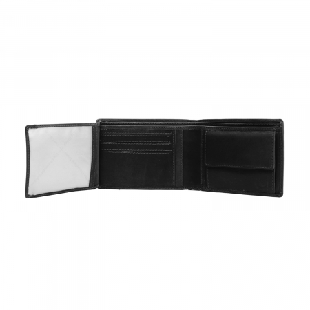 Portofel barbati, The Chesterfield Brand, cu protectie anti scanare RFID, din piele naturala, Timo, Negru [1]