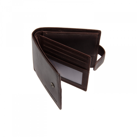 Portofel barbati, The Chesterfield Brand, cu protectie anti scanare RFID, piele naturala, Curtis, Maro Inchis [1]