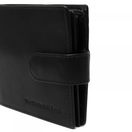 Portofel barbati, The Chesterfield Brand, cu protectie anti scanare RFID, piele naturala, Curtis, Negru [1]