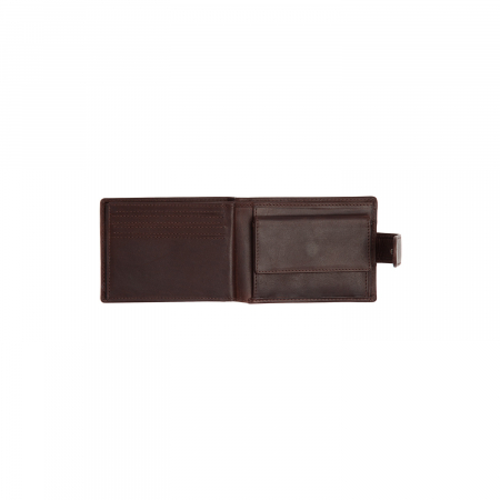 Portofel barbati, The Chesterfield Brand, cu protectie anti scanare RFID, piele naturala, Yamba, Maro Inchis [5]
