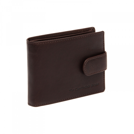 Portofele - Portofel barbati, The Chesterfield Brand, cu protectie anti scanare RFID, piele naturala, Yamba, Maro Inchis