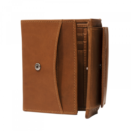 Portofel barbati, The Chesterfield Brand, din piele naturala, Hartfort, Maro coniac [5]
