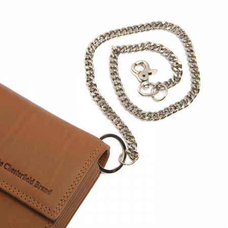 Portofel ospatar, piele naturala, The Chesterfield Brand, Bora, Maro coniac [3]