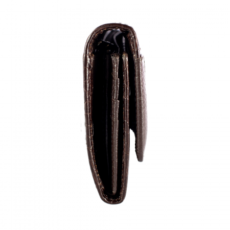 Portofel de dama din piele naturala, Tony Bellucci, model 867, Croco maro [5]