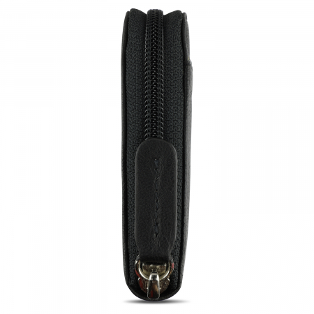Portofel cu fermoar, bugatti, piele naturala, dama, seria Banda 601, Negru [2]