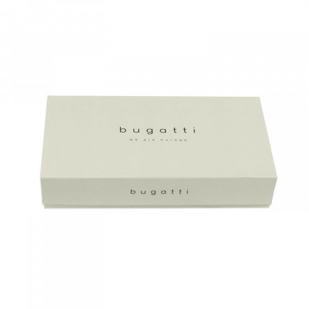 Portofel cu fermoar, bugatti, piele naturala, dama, seria Banda 601, Negru [5]