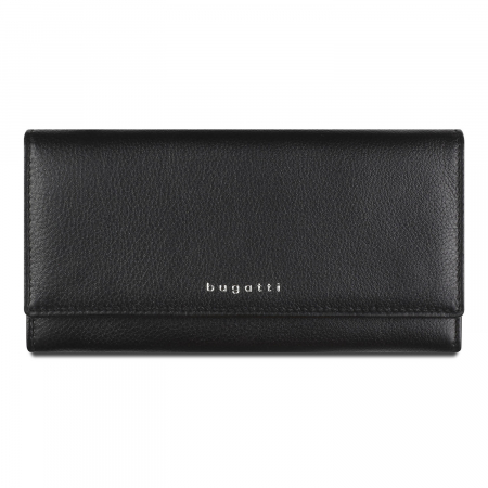 Portofel dama din piele naturala, bugatti, seria Lady Top 496103, Negru [4]