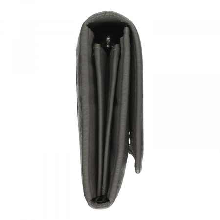 Portofel dama din piele naturala, bugatti, seria Lady Top 496103, Gri deschis [3]