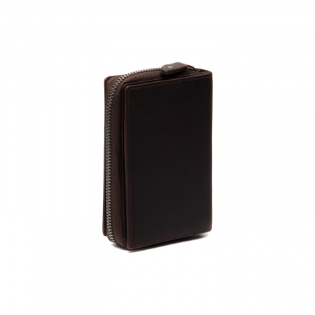 Portofel dama din piele naturala, The Chesterfield Brand, Dalma, cu protectie anti scanare RFID, Maro inchis [6]