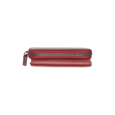 Portofel dama din piele naturala, The Chesterfield Brand, Doniva, cu protectie anti scanare RFID, Rosu [4]