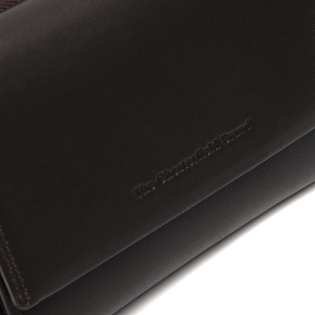 Portofel dama din piele naturala, The Chesterfield Brand, Doniva, cu protectie anti scanare RFID, Maro inchis [1]