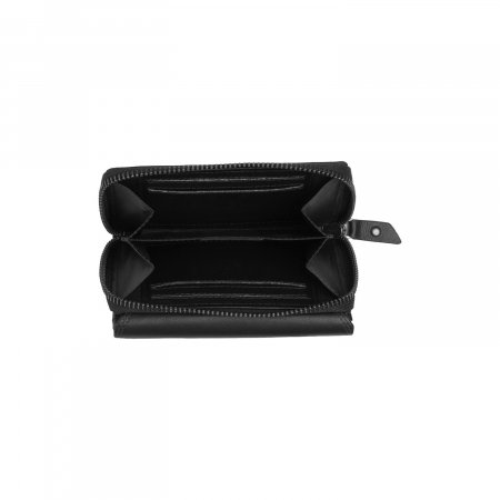 Portofel dama din piele naturala, The Chesterfield Brand, Doniva, cu protectie anti scanare RFID, Negru [3]