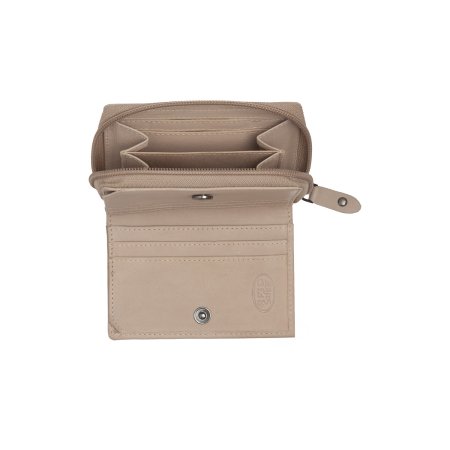 Portofel dama din piele naturala, The Chesterfield Brand, Floren, cu protectie anti scanare RFID, Bej [3]