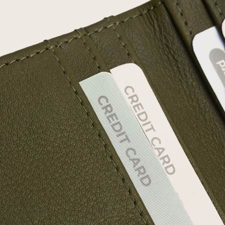 Portofel dama din piele naturala, The Chesterfield Brand, Floren, cu protectie anti scanare RFID, Verde olive [7]