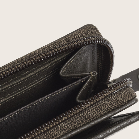 Portofel dama din piele naturala, The Chesterfield Brand, Floren, cu protectie anti scanare RFID, Gri argila [4]