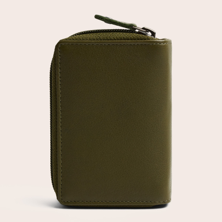 Portofel dama din piele naturala, The Chesterfield Brand, Floren, cu protectie anti scanare RFID, Verde olive [10]