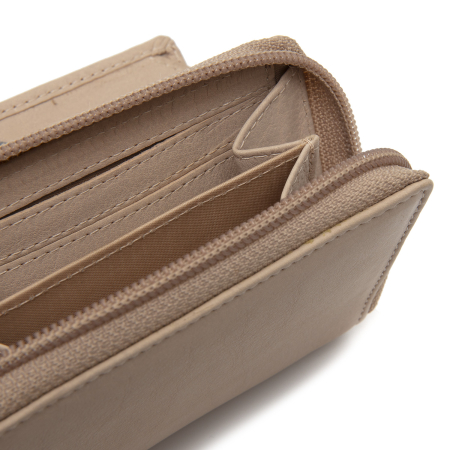 Portofel dama din piele naturala, The Chesterfield Brand, Floren, cu protectie anti scanare RFID, Bej [1]