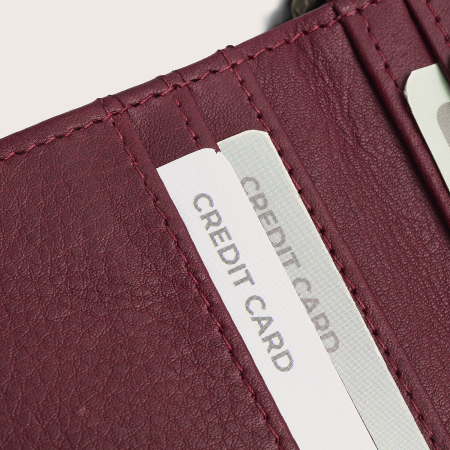Portofel dama din piele naturala, The Chesterfield Brand, Floren, cu protectie anti scanare RFID, Visiniu [7]