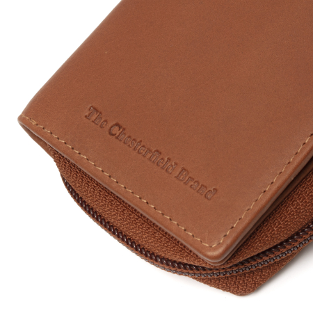 Portofel dama din piele naturala, The Chesterfield Brand, Floren, cu protectie anti scanare RFID, Maro coniac [1]