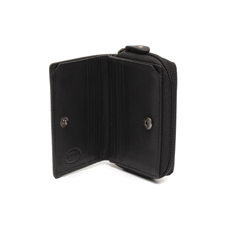 Portofel dama din piele naturala, The Chesterfield Brand, Floren, cu protectie anti scanare RFID, Negru [2]