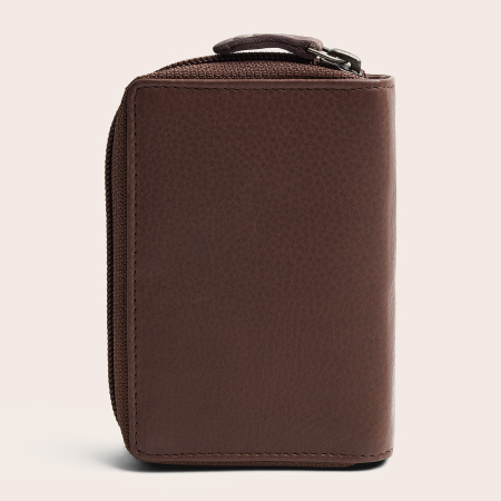 Portofel dama din piele naturala, The Chesterfield Brand, Floren, cu protectie anti scanare RFID, Taupe inchis [10]