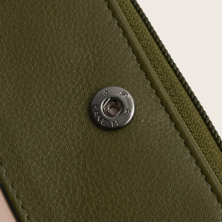 Portofel dama din piele naturala, The Chesterfield Brand, Floren, cu protectie anti scanare RFID, Verde olive [8]