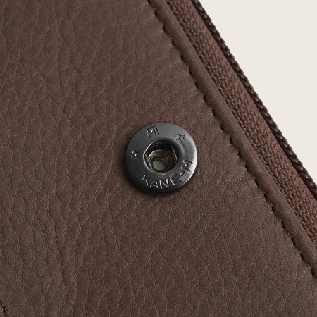 Portofel dama din piele naturala, The Chesterfield Brand, Floren, cu protectie anti scanare RFID, Taupe inchis [8]