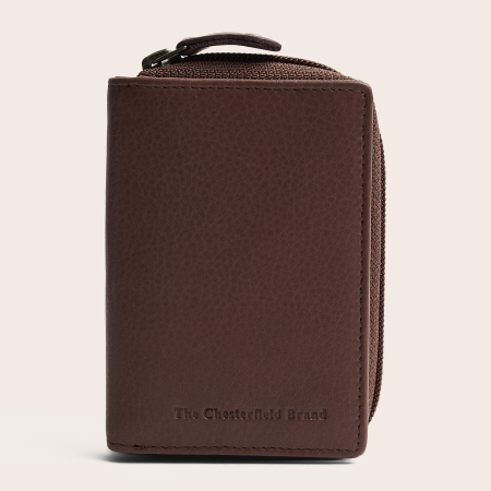 Portofel dama din piele naturala, The Chesterfield Brand, Floren, cu protectie anti scanare RFID, Taupe inchis [1]