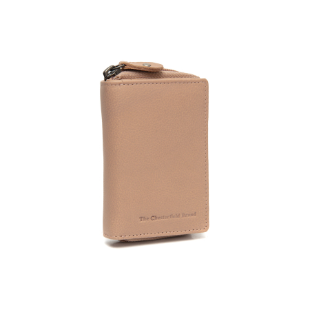 Portofele - Portofel dama din piele naturala, The Chesterfield Brand, Floren, cu protectie anti scanare RFID, Roz vintage