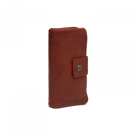 Portofele - Portofel dama din piele naturala, The Chesterfield Brand, Fresno, cu protectie anti scanare RFID, Maro coniac