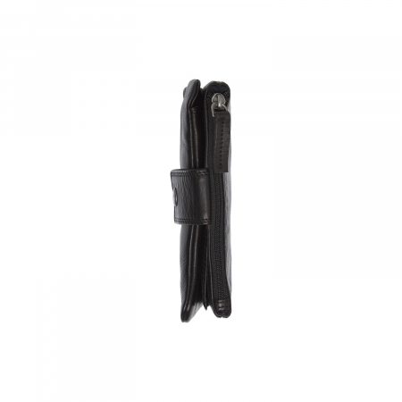 Portofel dama din piele naturala, The Chesterfield Brand, Fresno, cu protectie anti scanare RFID, Negru [4]
