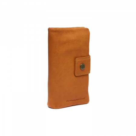 Portofele - Portofel dama din piele naturala, The Chesterfield Brand, Fresno, cu protectie anti scanare RFID, Galben ocru