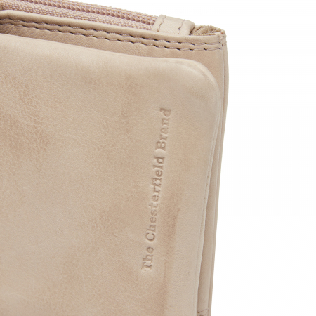 Portofel dama din piele naturala, The Chesterfield Brand, Fresno, cu protectie anti scanare RFID, Bej [1]