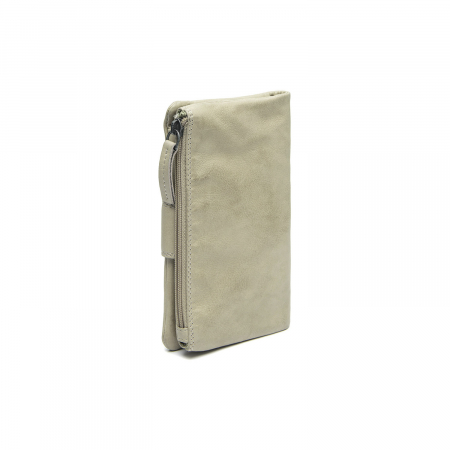 Portofel dama din piele naturala, The Chesterfield Brand, Fresno, cu protectie anti scanare RFID, Verde marin [5]
