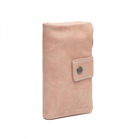 Portofele - Portofel dama din piele naturala, The Chesterfield Brand, Fresno, cu protectie anti scanare RFID, Roz pudra