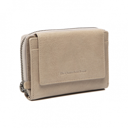 Portofele - Portofel dama din piele naturala, The Chesterfield Brand, Hanoi, cu protectie anti scanare RFID, Bej