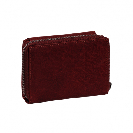 Portofel dama din piele naturala, The Chesterfield Brand, Hanoi, cu protectie anti scanare RFID, Visiniu [1]