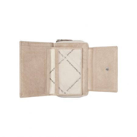 Portofel dama din piele naturala, The Chesterfield Brand, Hanoi, cu protectie anti scanare RFID, Bej [2]