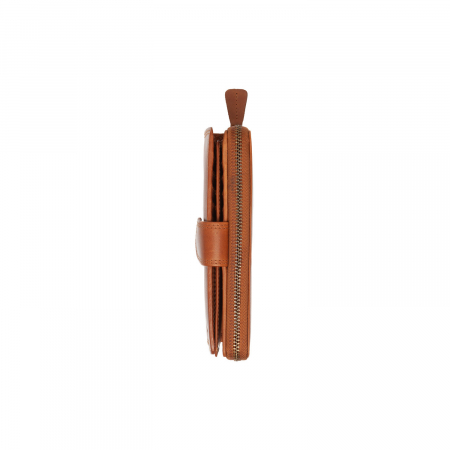Portofel dama din piele naturala, The Chesterfield Brand, Charlotte, cu protectie anti scanare RFID, Maro coniac [5]