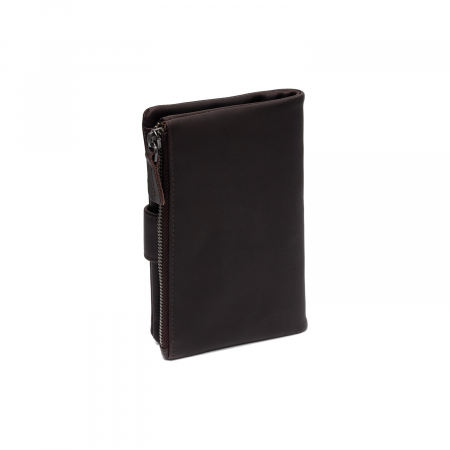 Portofel dama din piele naturala, The Chesterfield Brand, Landau, cu protectie anti scanare RFID, Maro inchis [5]