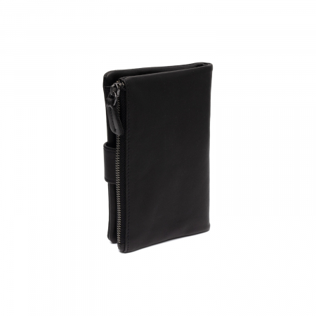 Portofel dama din piele naturala, The Chesterfield Brand, Landau, cu protectie anti scanare RFID, Negru [5]