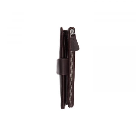 Portofel dama din piele naturala, The Chesterfield Brand, Landau, cu protectie anti scanare RFID, Maro inchis [3]