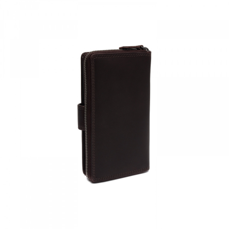 Portofel dama din piele naturala, The Chesterfield Brand, Charlotte, cu protectie anti scanare RFID, Maro inchis [4]