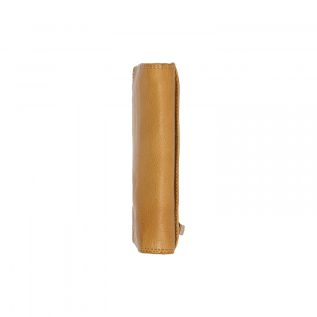 Portofel dama din piele naturala, The Chesterfield Brand, Lentini, cu protectie anti scanare RFID, Galben ocru [6]