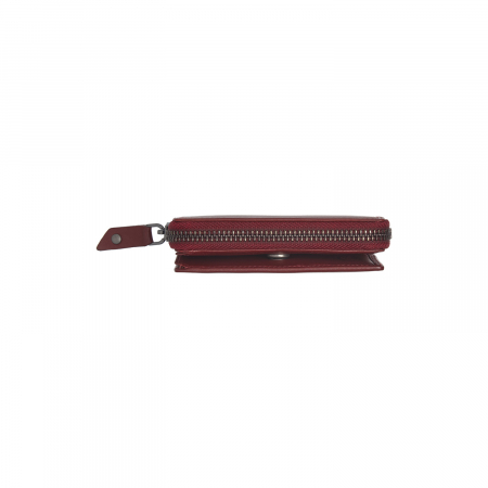 Portofel dama din piele naturala, The Chesterfield Brand, Lenwick, cu protectie anti scanare RFID, Rosu [4]