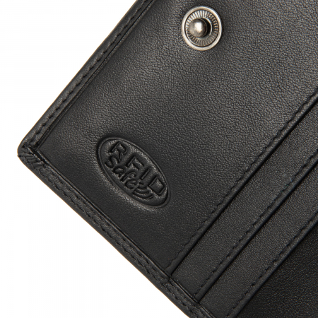 Portofel dama din piele naturala, The Chesterfield Brand, Lenwick, cu protectie anti scanare RFID, Negru [3]