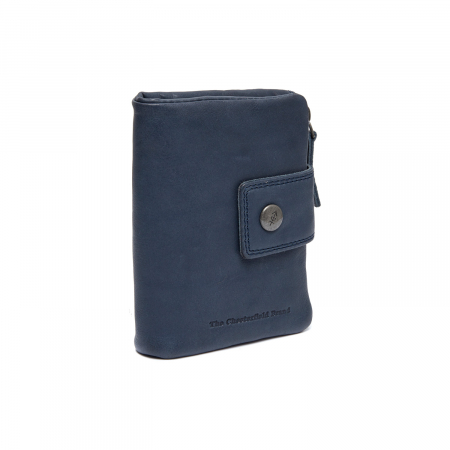 Portofel dama din piele naturala, The Chesterfield Brand, Mavona, cu protectie anti scanare RFID, Bleumarin [1]