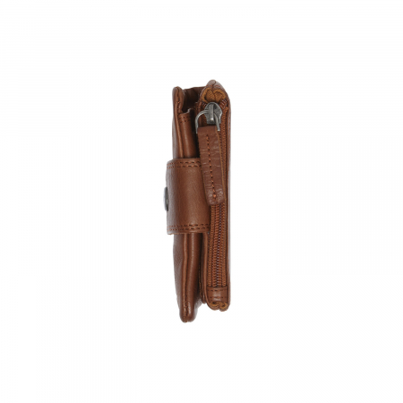 Portofel dama din piele naturala, The Chesterfield Brand, Mavona, cu protectie anti scanare RFID, Maro coniac [4]