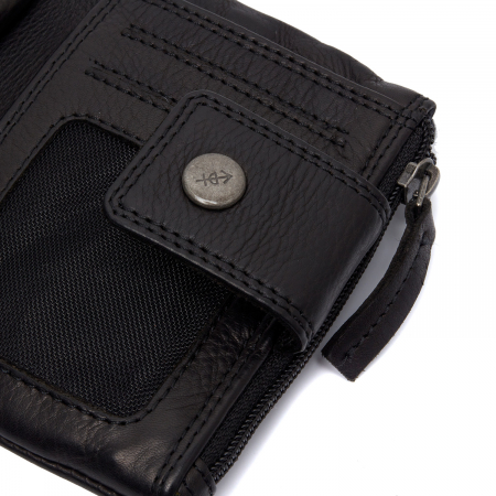 Portofel dama din piele naturala, The Chesterfield Brand, Mavona, cu protectie anti scanare RFID, Negru [3]
