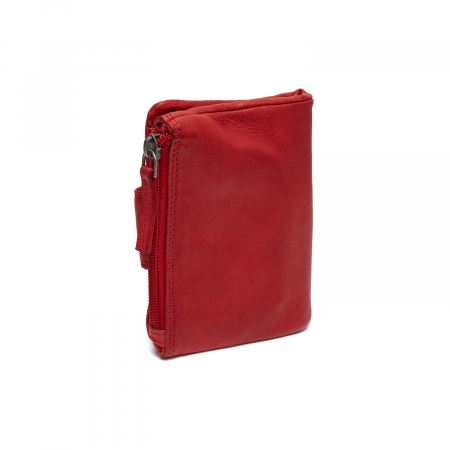 Portofel dama din piele naturala, The Chesterfield Brand, Mavona, cu protectie anti scanare RFID, Rosu [5]